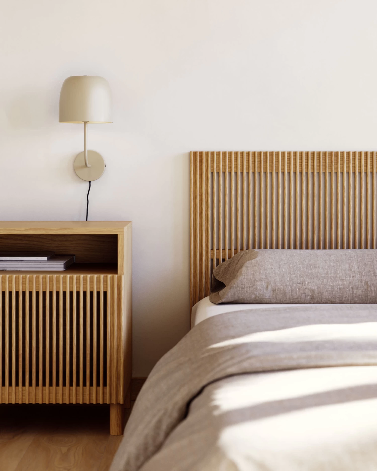 Beyla Solid Ash Wood Headboard For 160 Cm Beds FSC 100% | Kave Home 6 Beyla Solid Ash Wood Headboard For 160 Cm Beds FSC 100% | Kave Home - Image 4