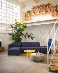 Fleksa Round Coffee Table In Mustard Metal à 72 Cm | Kave Home 11 Fleksa Round Coffee Table In Mustard Metal à 72 Cm | Kave Home -Quality Furniture Store A000002053 1