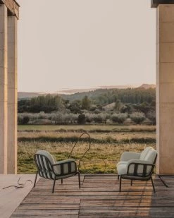 Joncols Outdoor Aluminium Armchair With A Powder Coated Green Finish | Kave Home -Quality Furniture Store A000002079 7 1