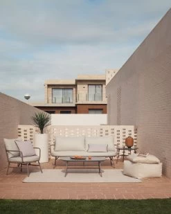 Bramant Steel Coffee Table With Mauve Finish 100 X 60 Cm | Kave Home -Quality Furniture Store A000002100 0 1