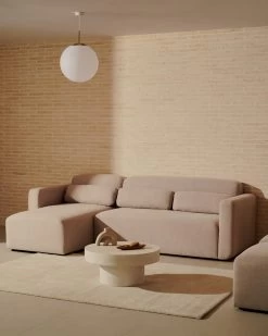 Neom 3 Seater Modular Sofa Right/left Chaise Longue In Beige 263 Cm | Kave Home 13 Neom 3 Seater Modular Sofa Right/left Chaise Longue In Beige 263 Cm | Kave Home -Quality Furniture Store A000002112 5