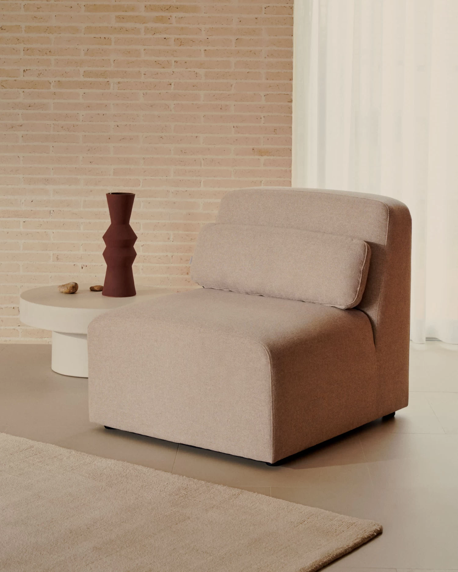 Neom Seat Module In Beige 75 Cm | Kave Home 4 Neom Seat Module In Beige 75 Cm | Kave Home - Image 2