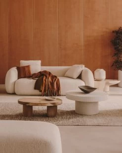 Martina 3-seater Sofa In Off-white Shearling 246 Cm | Kave Home -Quality Furniture Store A000002154 23