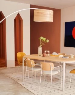 Montuiri Extendable Round Table In Oak Veneer And Steel Legs With Grey Finish à 120 (200) Cm | Kave Home 15 Montuiri Extendable Round Table In Oak Veneer And Steel Legs With Grey Finish à 120 (200) Cm | Kave Home -Quality Furniture Store A000002168 1