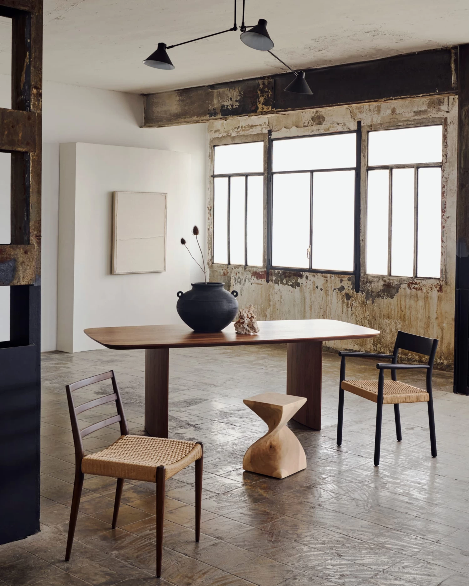 Yalia Chair In Solid Oak 100% FSC With Black Finish And Rope Seat | Kave Home 6 Yalia Chair In Solid Oak 100% FSC With Black Finish And Rope Seat | Kave Home - Image 4