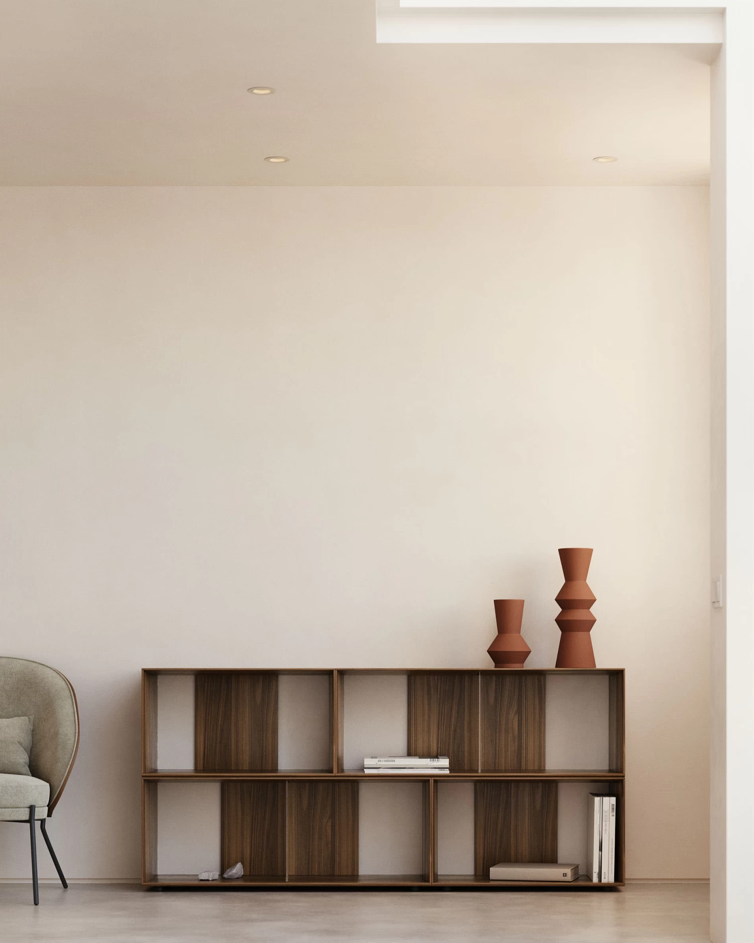 Litto Set Of 4 Modular Shelving Units In Oak Wood Veneer 168 X 76 Cm | Kave Home 6 Litto Set Of 4 Modular Shelving Units In Oak Wood Veneer 168 X 76 Cm | Kave Home - Image 4