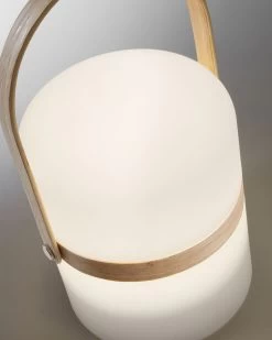 Ridley Table Lamp Made Of Polyethylene And Beech Wood | Kave Home -Quality Furniture Store AA0624 1D01