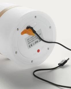 Ridley Table Lamp Made Of Polyethylene And Beech Wood | Kave Home -Quality Furniture Store AA0624 1D02