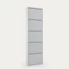 Shoe Rack Ode 50 X 1685 Cm 5 Doors Grey | Kave Home -Quality Furniture Store AA4025R03 1V01