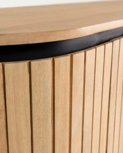 Licia Solid Mango Wood Sideboard With 4 Doors And Black Finish Metal 170 X 80 Cm | Kave Home 21 Licia Solid Mango Wood Sideboard With 4 Doors And Black Finish Metal 170 X 80 Cm | Kave Home -Quality Furniture Store AA5637M46 1D04