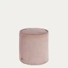 Wilma Large Pouffe In Pink Wide Seam Corduroy Ã 40 Cm | Kave Home -Quality Furniture Store AA6214LN24 1V01