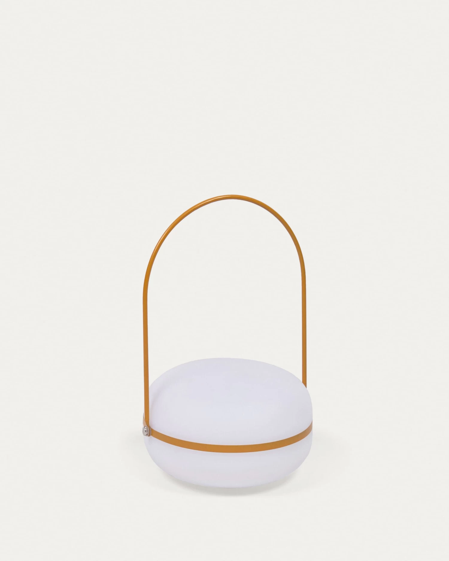 Tea Table Lamp In Polythene And Metal With Mustard Finish | Kave Home 3 Tea Table Lamp In Polythene And Metal With Mustard Finish | Kave Home