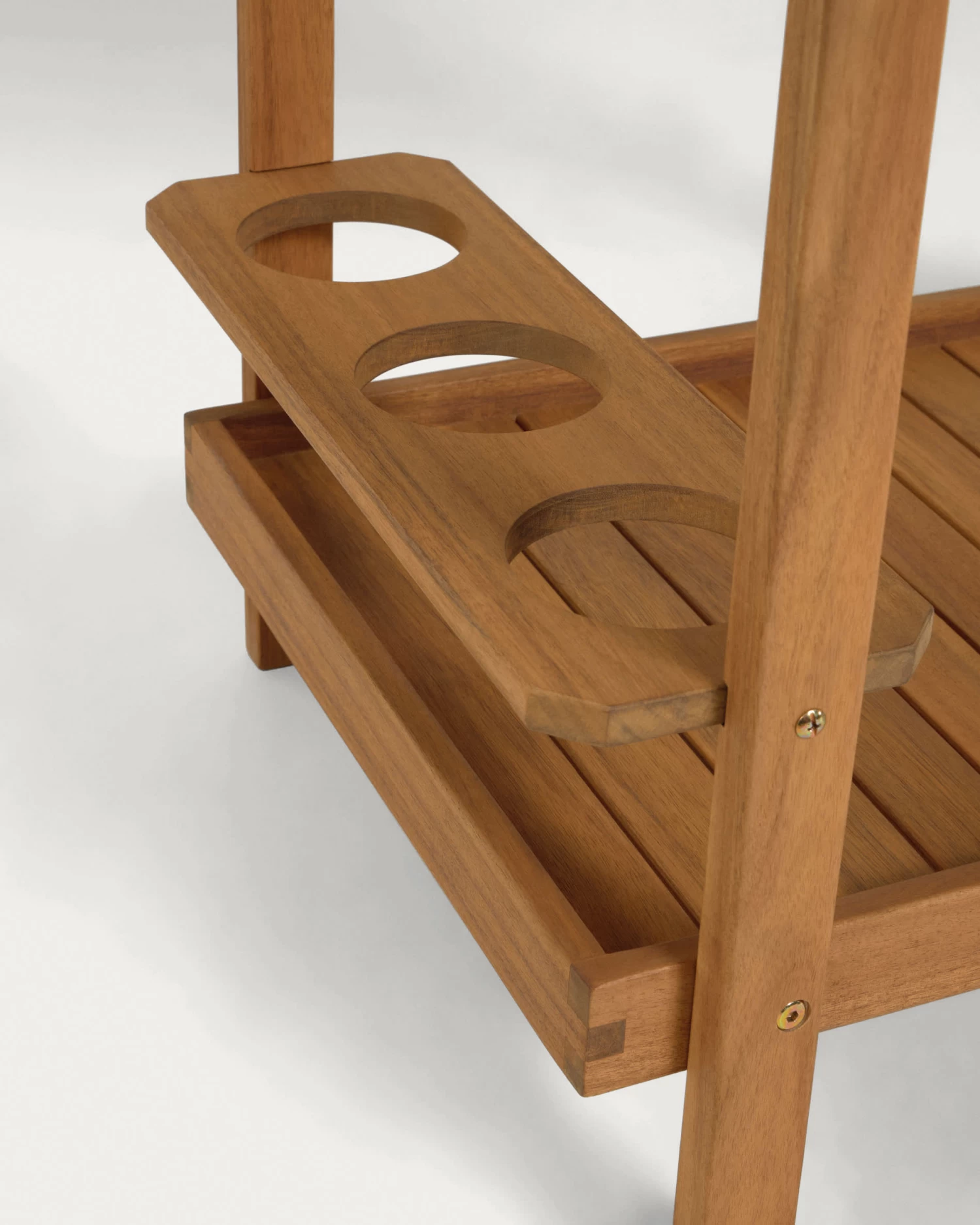 Felisa Solid Acacia Hostess Trolley FSC 100% 5 Felisa Solid Acacia Hostess Trolley FSC 100% - Image 3