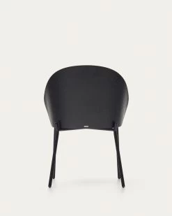 Eamy Light Grey Chair In An Ash Wood Veneer With A Black Finish And Black Metal | Kave Home 19 Eamy Light Grey Chair In An Ash Wood Veneer With A Black Finish And Black Metal | Kave Home -Quality Furniture Store C0100004HE12 1V03