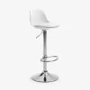 Orlando-T Barstool White Height 60-82 Cm | Kave Home 2 Orlando-T Barstool White Height 60-82 Cm | Kave Home -Quality Furniture Store C060U05 1V01