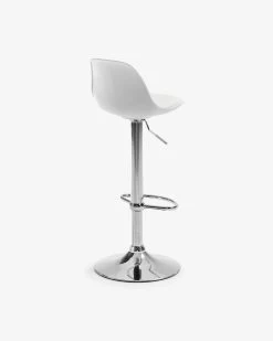 Orlando-T Barstool White Height 60-82 Cm | Kave Home -Quality Furniture Store C060U05 1V03