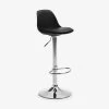 Orlando-T Barstool Black Height 60-82 Cm | Kave Home