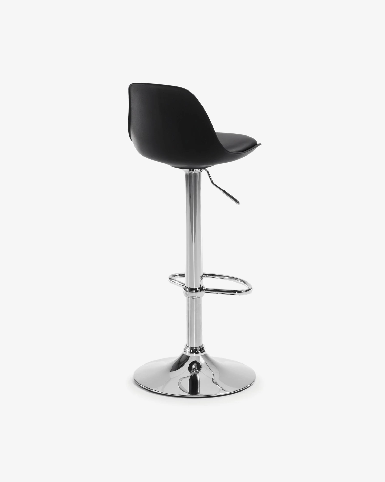 Orlando-T Barstool Black Height 60-82 Cm | Kave Home 7 Orlando-T Barstool Black Height 60-82 Cm | Kave Home - Image 5