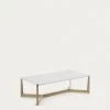 White And Ash Quatro Coffee Table 120 X 60 Cm | Kave Home