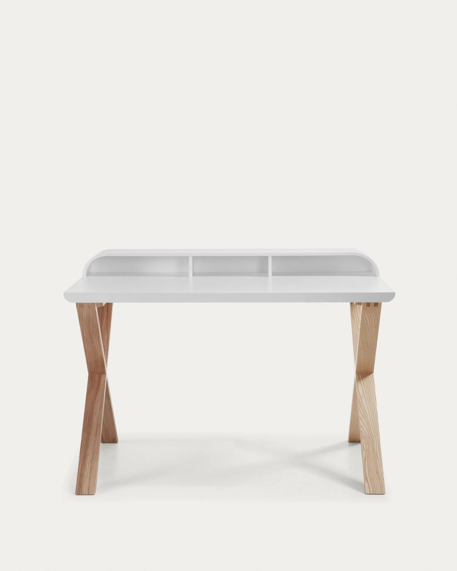 White And Ash Working Desk 120 X 79 Cm | Kave Home 7 White And Ash Working Desk 120 X 79 Cm | Kave Home - Image 5