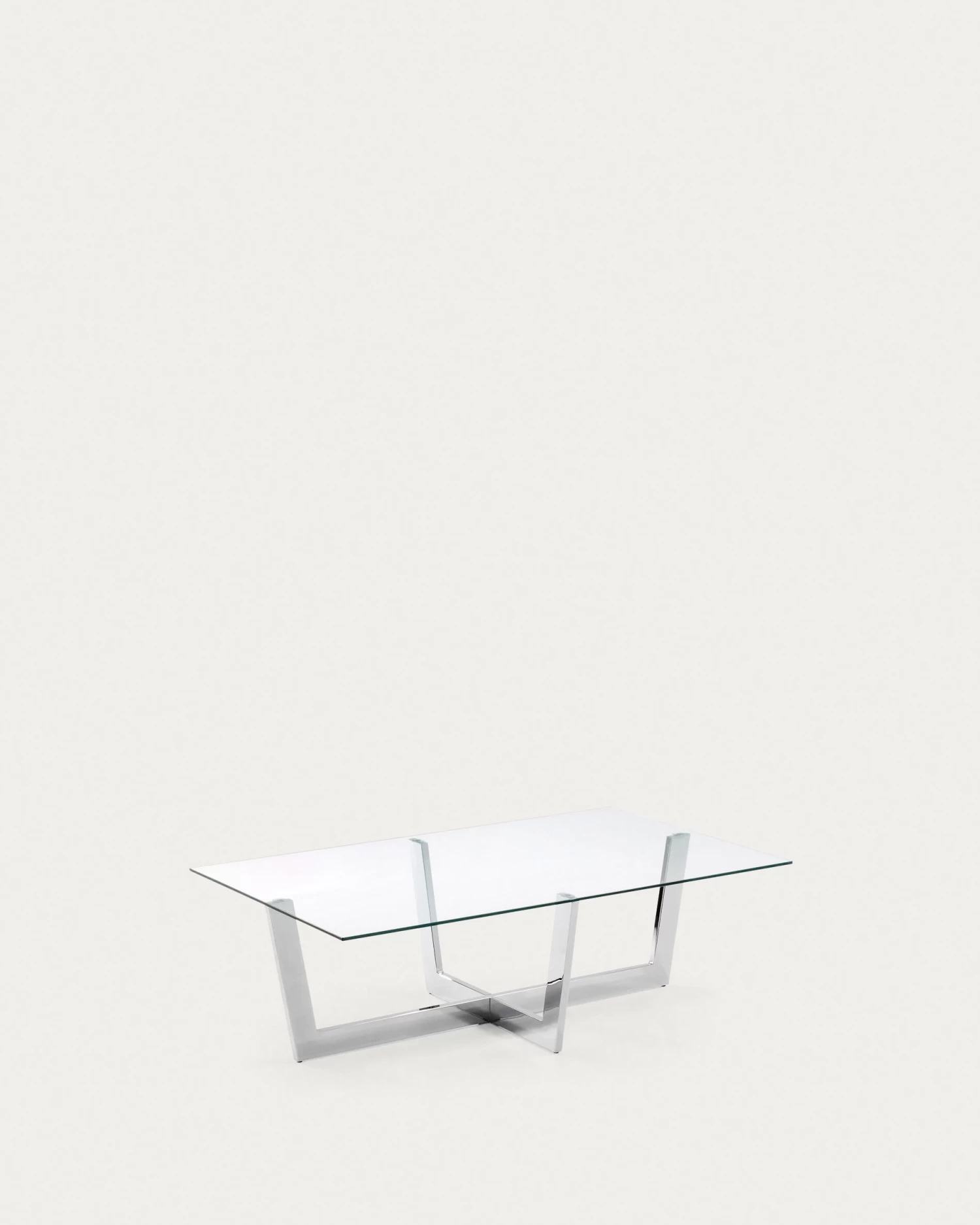Transparent Grass Plam Coffee Table 120 X 70 Cm | Kave Home 3 Transparent Grass Plam Coffee Table 120 X 70 Cm | Kave Home