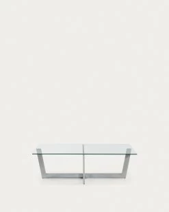 Transparent Grass Plam Coffee Table 120 X 70 Cm | Kave Home 7 Transparent Grass Plam Coffee Table 120 X 70 Cm | Kave Home -Quality Furniture Store C338C07 1V02