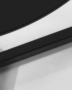 Black Raeam Side Table Made With Tempered Glass And Steel In Black Finish Ã 50 Cm | Kave Home -Quality Furniture Store C351C01 1D01