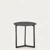 Black Raeam Side Table Made With Tempered Glass And Steel In Black Finish à 50 Cm | Kave Home 1 Black Raeam Side Table Made With Tempered Glass And Steel In Black Finish à 50 Cm | Kave Home -Quality Furniture Store C351C01 1V01