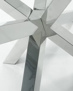 Argo Glass Table With Stainless Steel Legs 200 X 100 Cm | Kave Home 12 Argo Glass Table With Stainless Steel Legs 200 X 100 Cm | Kave Home -Quality Furniture Store C358C07 1D02