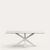 Argo Table 200 Cm Porcelain White Legs | Kave Home -Quality Furniture Store C360K05 1V01