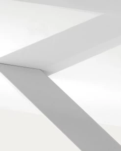 Argo Table 200 Cm White Melamine White Legs | Kave Home -Quality Furniture Store C360L05 1D02