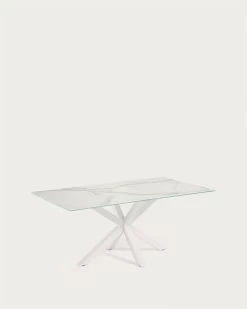 Argo Table 180 X 100 Cm Porcelain White Legs | Kave Home -Quality Furniture Store C361K05 1V02