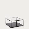 Blackhill Black Square Coffee Table 80 X 80 Cm | Kave Home 1 Blackhill Black Square Coffee Table 80 X 80 Cm | Kave Home -Quality Furniture Store C370C07 1V01