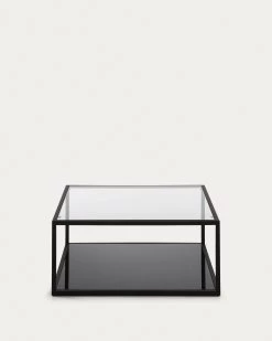 Blackhill Black Square Coffee Table 80 X 80 Cm | Kave Home 11 Blackhill Black Square Coffee Table 80 X 80 Cm | Kave Home -Quality Furniture Store C370C07 1V02