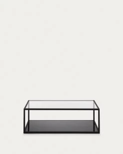 Blackhill Black Rectangular Coffee Table 110 X 60 Cm | Kave Home -Quality Furniture Store C371C07 1V02