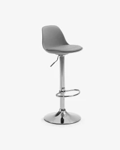 Orlando-T Barstool Grey Height 60-82 Cm | Kave Home