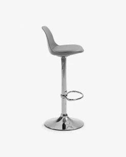 Orlando-T Barstool Grey Height 60-82 Cm | Kave Home -Quality Furniture Store C398U03 1V02