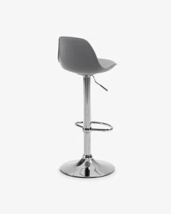 Orlando-T Barstool Grey Height 60-82 Cm | Kave Home -Quality Furniture Store C398U03 1V03