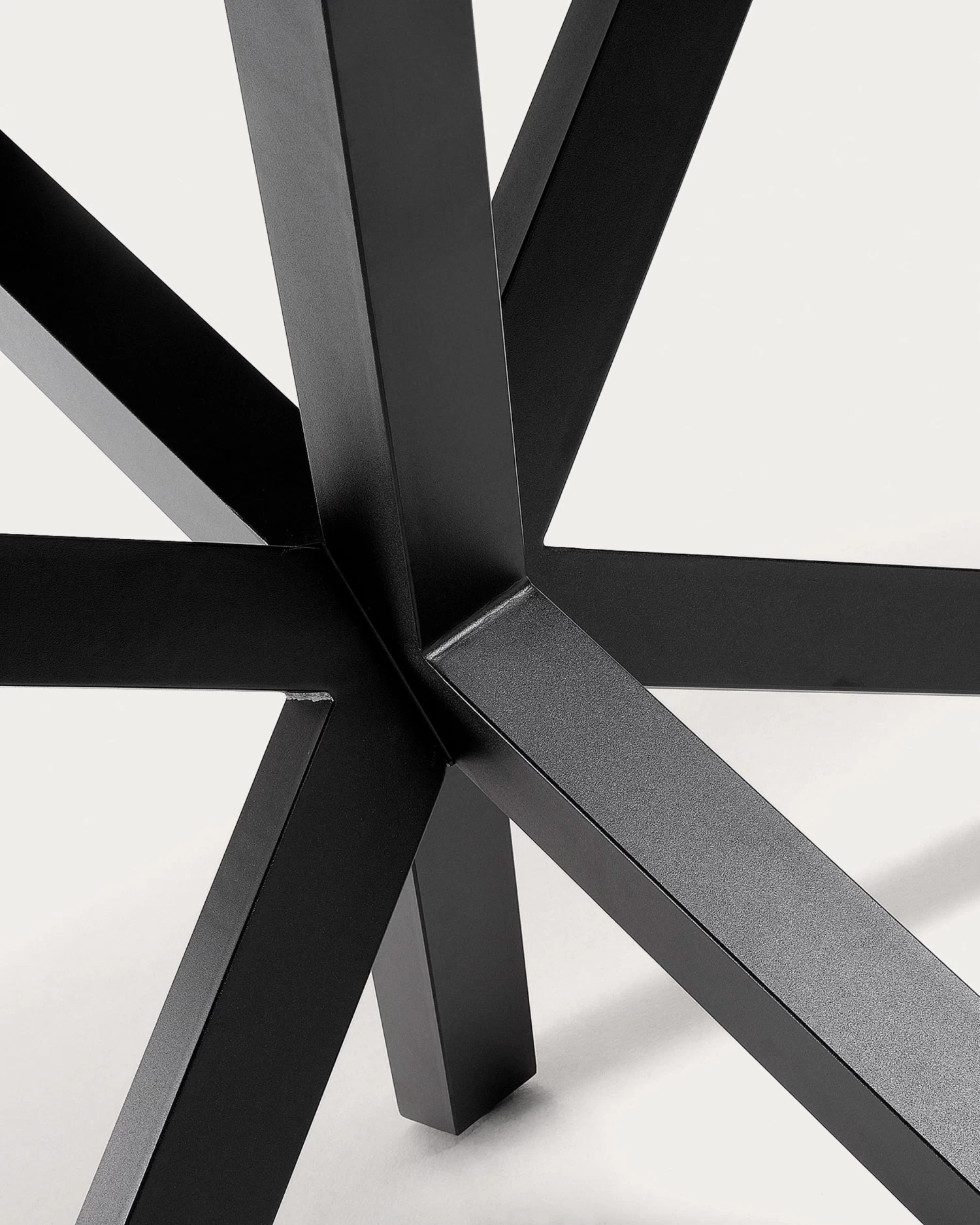 Argo Table 180 Cm Porcelain Black Legs | Kave Home 4 Argo Table 180 Cm Porcelain Black Legs | Kave Home - Image 2