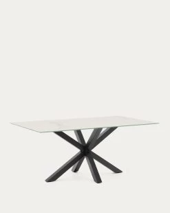 Argo Table 180 Cm Porcelain Black Legs | Kave Home 9 Argo Table 180 Cm Porcelain Black Legs | Kave Home -Quality Furniture Store C409K05 1V02