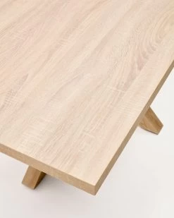 Argo Table 180 Cm Natural Melamine Wood Effect Legs | Kave Home 9 Argo Table 180 Cm Natural Melamine Wood Effect Legs | Kave Home -Quality Furniture Store C430M46 1D01
