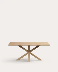 Argo Table 180 Cm Natural Melamine Wood Effect Legs | Kave Home