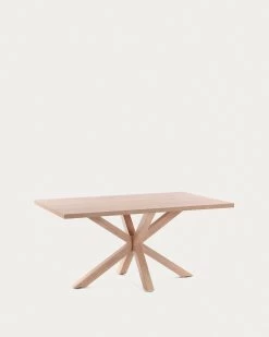 Argo Table 180 Cm Natural Melamine Wood Effect Legs | Kave Home 11 Argo Table 180 Cm Natural Melamine Wood Effect Legs | Kave Home -Quality Furniture Store C430M46 1V02