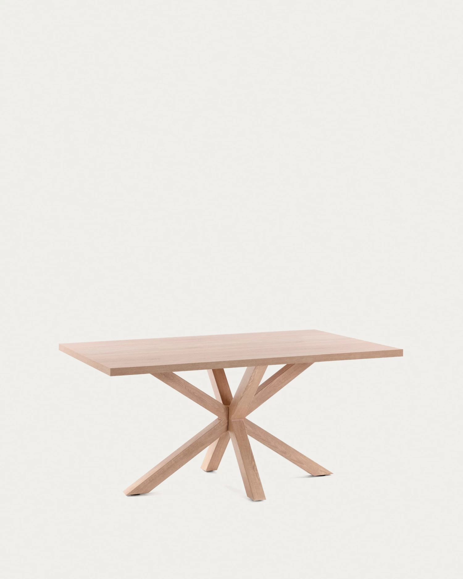 Argo Table 180 Cm Natural Melamine Wood Effect Legs | Kave Home 7 Argo Table 180 Cm Natural Melamine Wood Effect Legs | Kave Home - Image 5