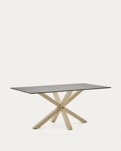 New Argo Table 160x90 Hightech Porcelain Iron Moss | Kave Home -Quality Furniture Store C437K09 1V02