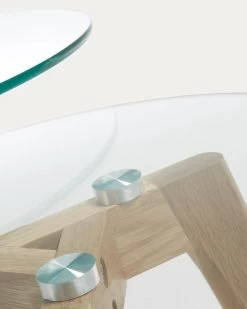 Kirb Set Of 2 Side Tables Round Glass à 50 / à 40 Cm | Kave Home 9 Kirb Set Of 2 Side Tables Round Glass à 50 / à 40 Cm | Kave Home -Quality Furniture Store C603C07 1D02