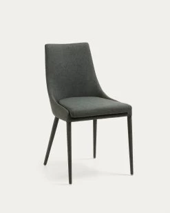 Davi Dark Grey Chair | Kave Home