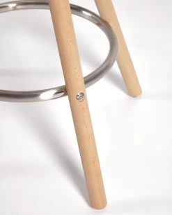 White Slad Barstool Height 65 Cm | Kave Home -Quality Furniture Store C769U05H 1D02