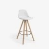 White Slad Barstool Height 65 Cm | Kave Home -Quality Furniture Store C769U05H 1V01