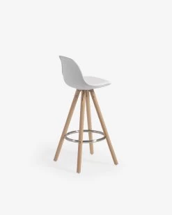 White Slad Barstool Height 65 Cm | Kave Home -Quality Furniture Store C769U05H 1V03